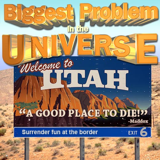 Welcoming Sign To Utah