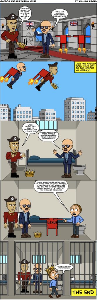 William_Riding_Maddox and Dick get their hands on the crown jewels